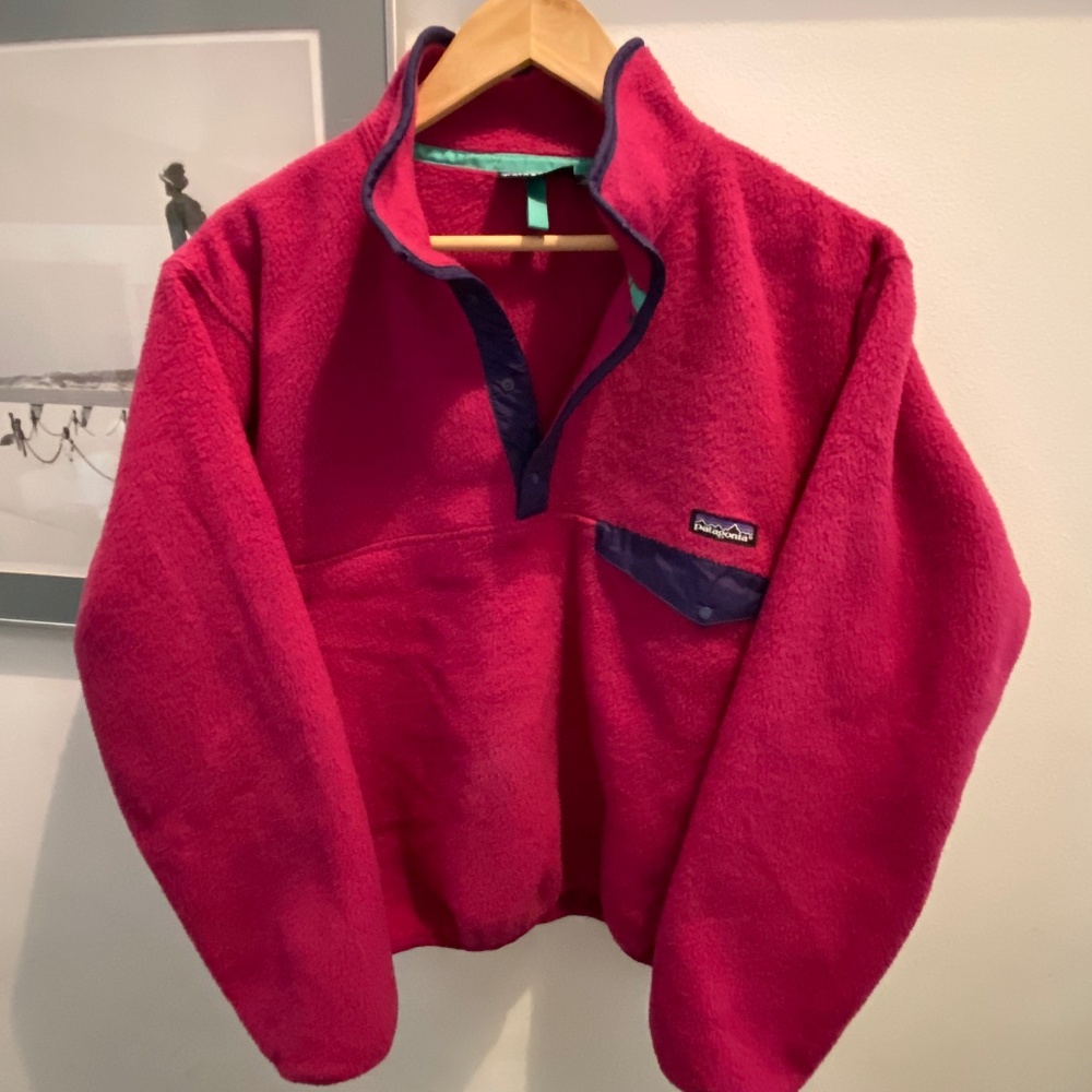 Patagonia pullover button up fleece Size S